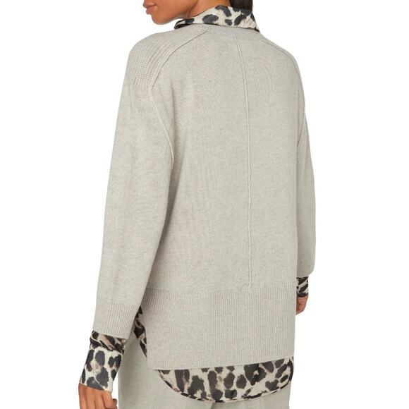 Brochu Walker The Layer Layered V-Neck Wool Cashmere Sweater Size S - Picture 9 of 16